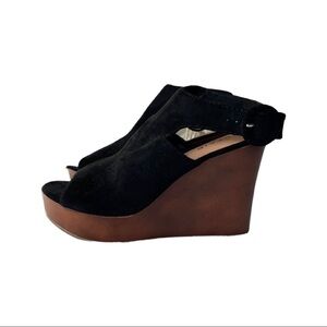 Torrid Black Platform Heel Sandals